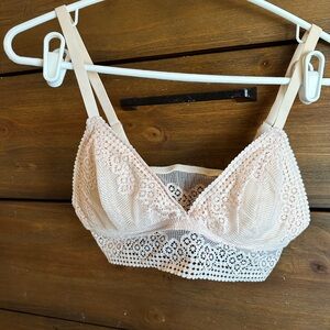Aerie Lace Bralette in Cream